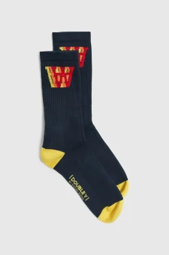 Outlet Con Logo Strømper, , 40-42 Strømper
