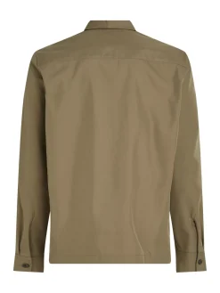 New Cotton Blend Overshirt, , S Overshirts