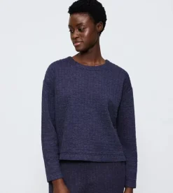 Triumph Cozy Comfort Quilted Sweater, , 40-Dame Loungewear