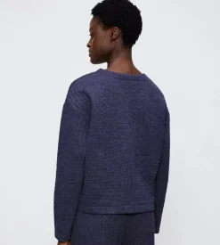 Triumph Cozy Comfort Quilted Sweater, , 40-Dame Loungewear