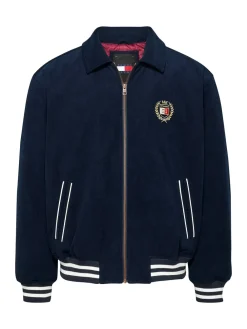 Tommy Jeans Crest Cord Letterman Jakke, , XL- Jakker & Frakker