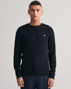 Crewneck Striktrøje, , 3XL Strik
