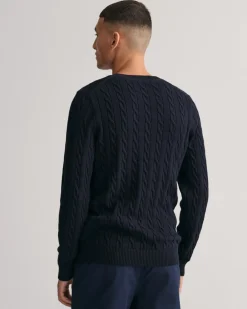 Crewneck Striktrøje, , 3XL Strik