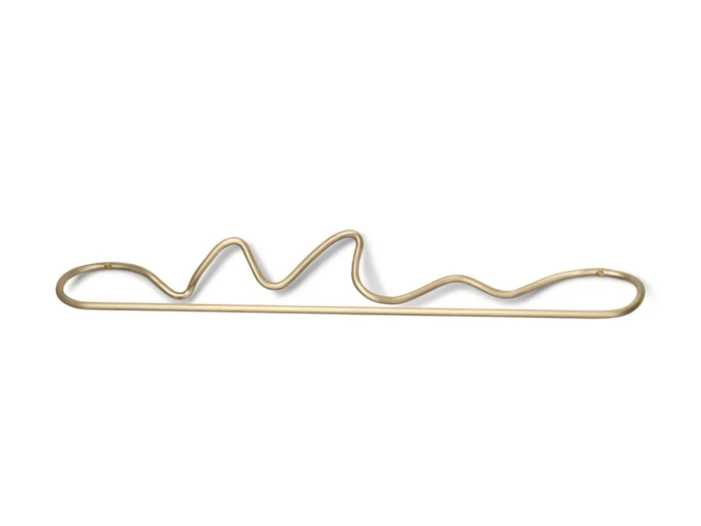 Sale Curvature Håndklædeholder, Messing Håndklæder & Vaskeklude