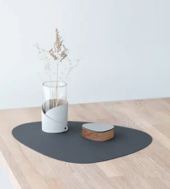 Outlet Curve Nupo Dækkeserviet, Antracit, 37x44 cm Køkkentekstiler