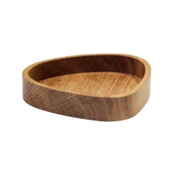 Clearance Curve Wood Box, Oak Nature Køkkentekstiler