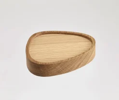 Clearance Curve Wood Box, Oak Nature Køkkentekstiler