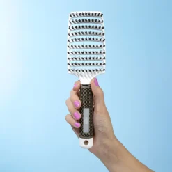 Online Curved Paddle Hårbørste Børster & Kamme