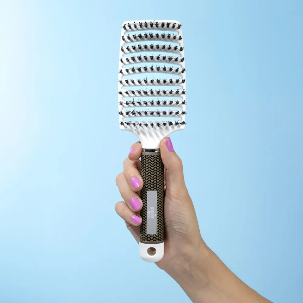 Online Curved Paddle Hårbørste Børster & Kamme