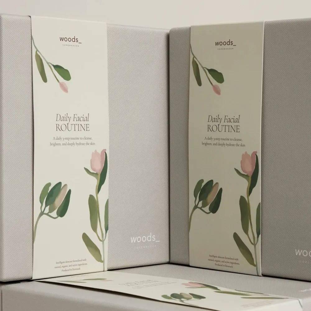 woods_ copenhagen Daily Facial Routine Gaveæske- Gaveæsker Til Hende