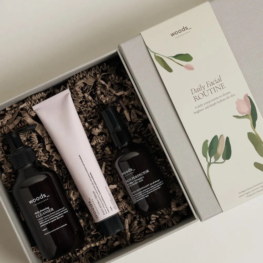 woods_ copenhagen Daily Facial Routine Gaveæske- Gaveæsker Til Hende