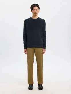 Hot Dane Structure Crew Neck Striktrøje, , L Strik