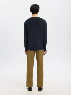Hot Dane Structure Crew Neck Striktrøje, , L Strik