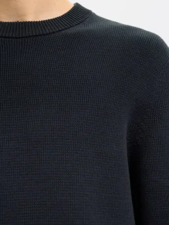 Hot Dane Structure Crew Neck Striktrøje, , L Strik