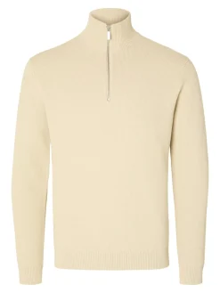 Discount Dane Structure Half Zip Striktrøje, , L Strik