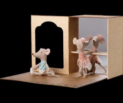 Maileg Dansestudie Med Balletmus,-Børn Bamser & Tøjdyr