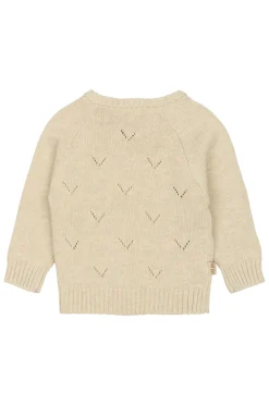 Petit Piao Daqa Fold OverKnit Cardigan, , 80 cm-Børn Cardigans