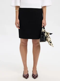 Selected Women Darla Striknederdel, , L-Dame Nederdele