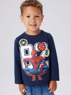 Hot Deep Spider Bluse, , 116 cm Børn T-Shirts & Toppe|Bluser