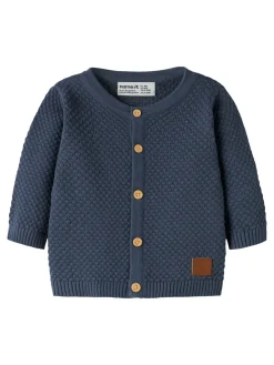 Hot Denver Langærmet Cardigan, , 86 cm Børn Cardigans