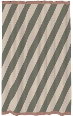 Mette Ditmer Diagonal Badeforhæng, , 150x200 cm- Bademåtter & Forhæng