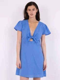 Neo Noir Diara Linen Kjole, , 40-Dame Kjoler