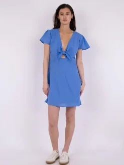 Neo Noir Diara Linen Kjole, , 40-Dame Kjoler