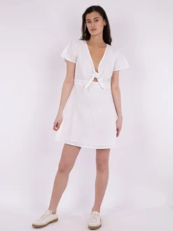 Hot Diara Linen Kjole, , 40 Dame Kjoler