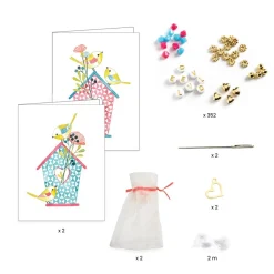 Djeco Dig & Mig Bogstaver DIY Kit-Børn Kreativ Leg