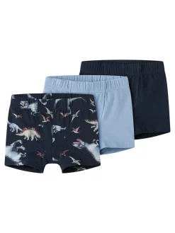 Outlet Dino 3-pak Boxershorts, , 92 cm Børn Undertøj & Nattøj