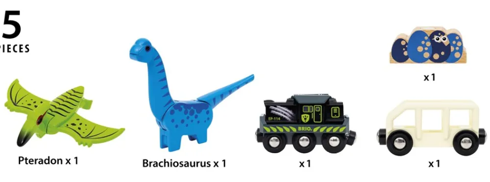 BRIO Dinosaur Batteridrevet Tog-Børn Tog, Biler & Skibe