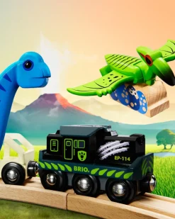 BRIO Dinosaur Batteridrevet Tog-Børn Tog, Biler & Skibe