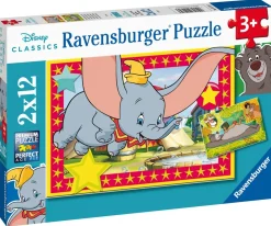 Best Disney Animals: Dumbo & Mowgli Puslespil Børn Spil & Puslespil
