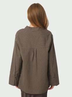 Neo Noir Dita Striped Line Skjorte, , 36-Dame Bluser & Skjorter