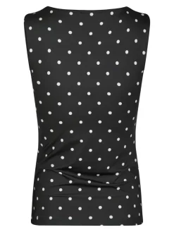 Discount Ditty Jersey Dot Top, , 40 Dame T-Shirts & Toppe