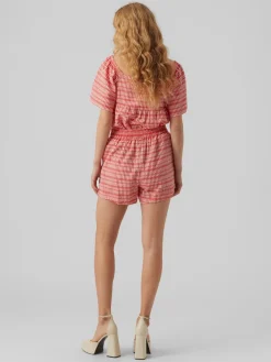 Vero Moda Dixie Højtaljede Shorts, , L-Dame Shorts