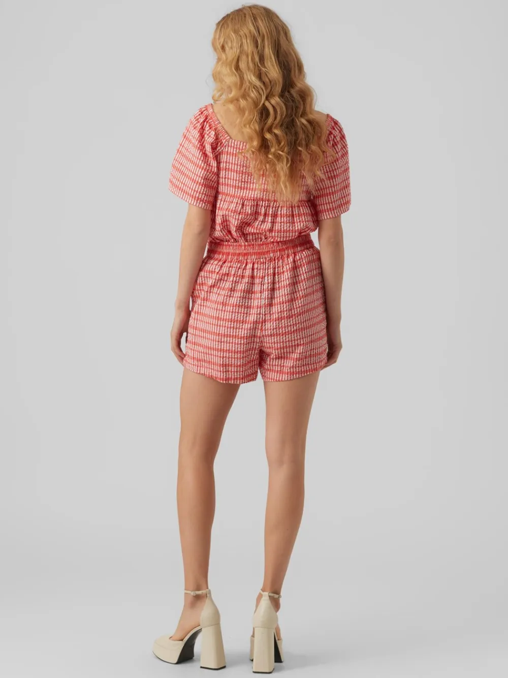 Vero Moda Dixie Højtaljede Shorts, , L-Dame Shorts