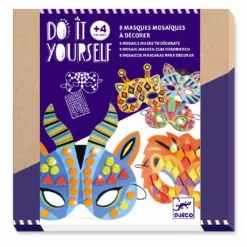 Outlet Diy Jungledyr Masker, Mosaik Børn Kreativ Leg
