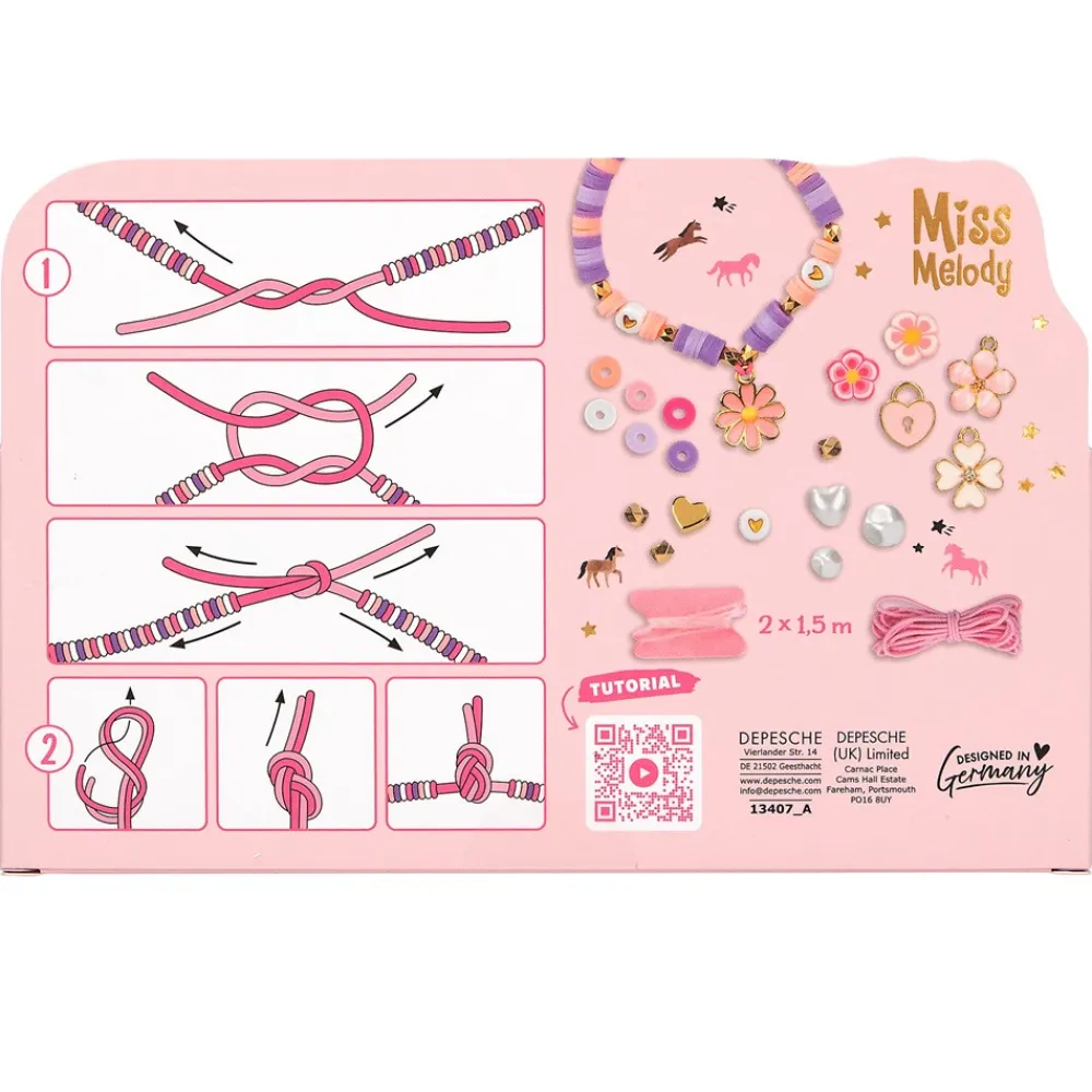 Miss Melody DIY Perlesæt-Børn Kreativ Leg