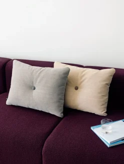 HAY Dot Cushion Steelcut Trio Pude, , 45x60 cm- Puder