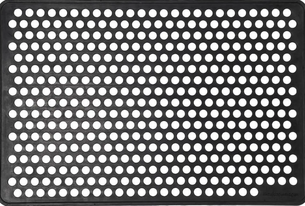 Discount Dot Gummi Dørmåtte, , 60x90 cm Dørmåtter