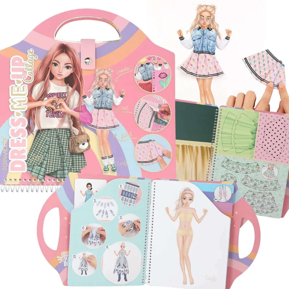 Discount Dress Me Up Collage Bog Børn Kreativ Leg
