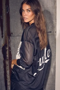 Haute L’Amitié Drift Mix Logo Bluse, , L-Dame Bluser & Skjorter
