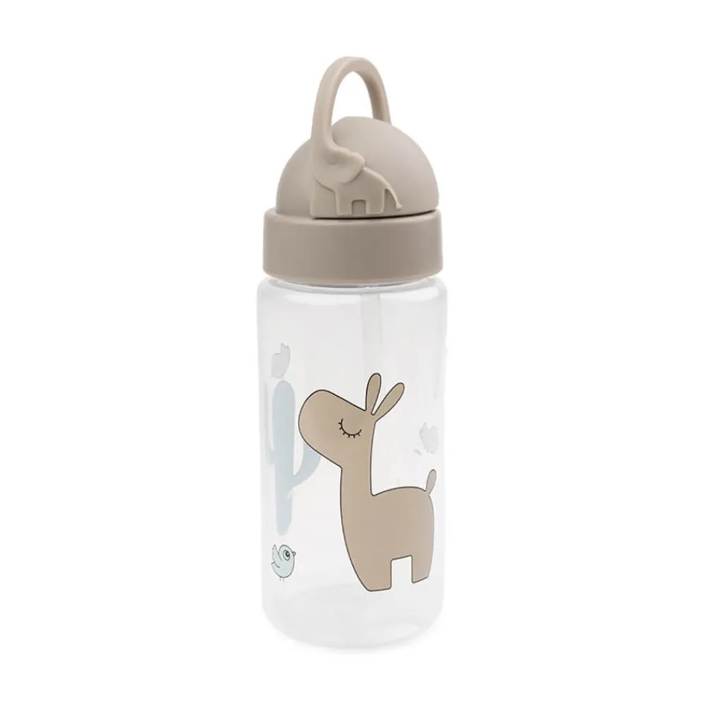 Done by Deer Drikkedunk M. Sugerør, Lalee, Sand, 350 ml-Børn Drikkedunke & Termoflasker|Drikkedunke & Madkasser