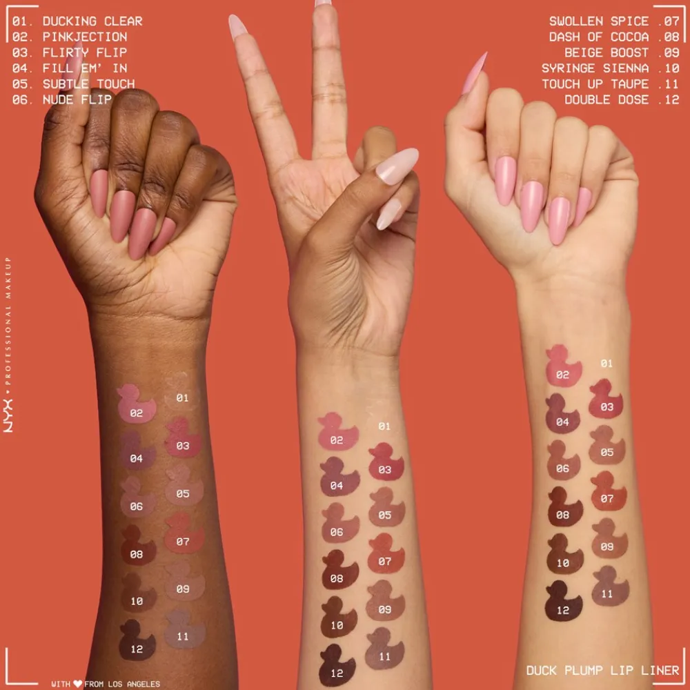 NYX Professional Makeup Duck Plump Lipliner,- Læber