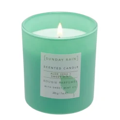Sunday Rain Duftlys, Aloe Vera & Sweet Mint- Duft Til Hjemmet|Duft Til Hjemmet