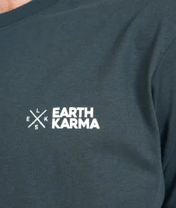 ELSK Earth Karma Brushed T-shirt, , XXL- T-Shirts & Poloer