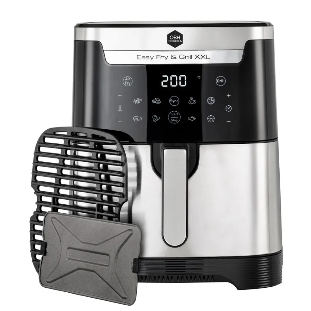 OBH Nordica Easy Fry & Grill 2-i-1 Airfryer- Køkkenmaskiner
