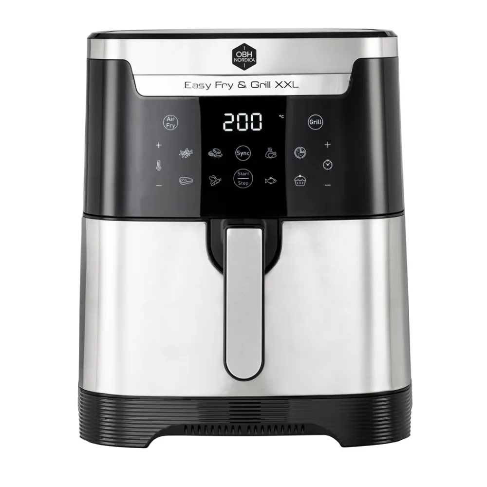 OBH Nordica Easy Fry & Grill 2-i-1 Airfryer- Køkkenmaskiner