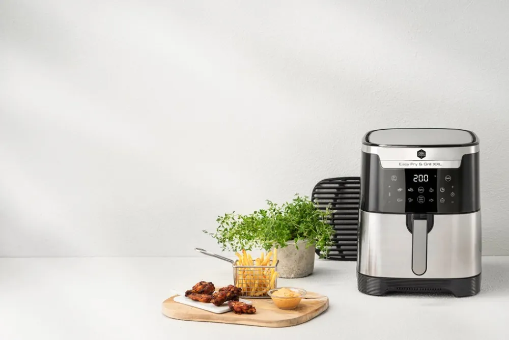 OBH Nordica Easy Fry & Grill 2-i-1 Airfryer- Køkkenmaskiner